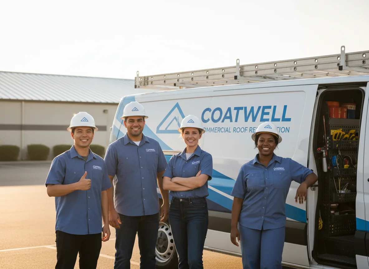 Commercial roof coating company in Normanna, TX